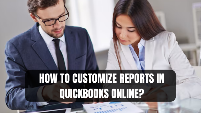 Customize Reports in QuickBooks Online