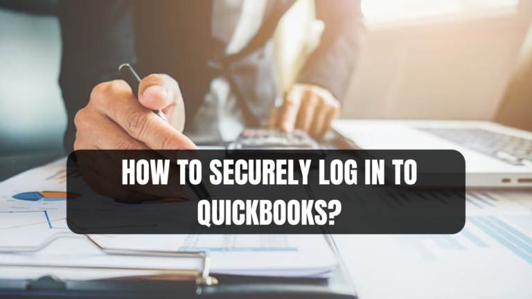 Securely Log in to QuickBooks