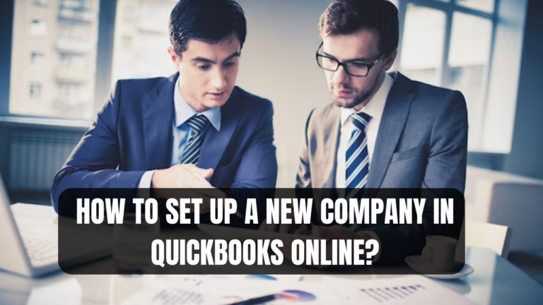 Set Up a New Company in QuickBooks Online