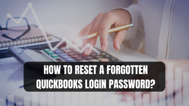 Reset a Forgotten QuickBooks Login Password